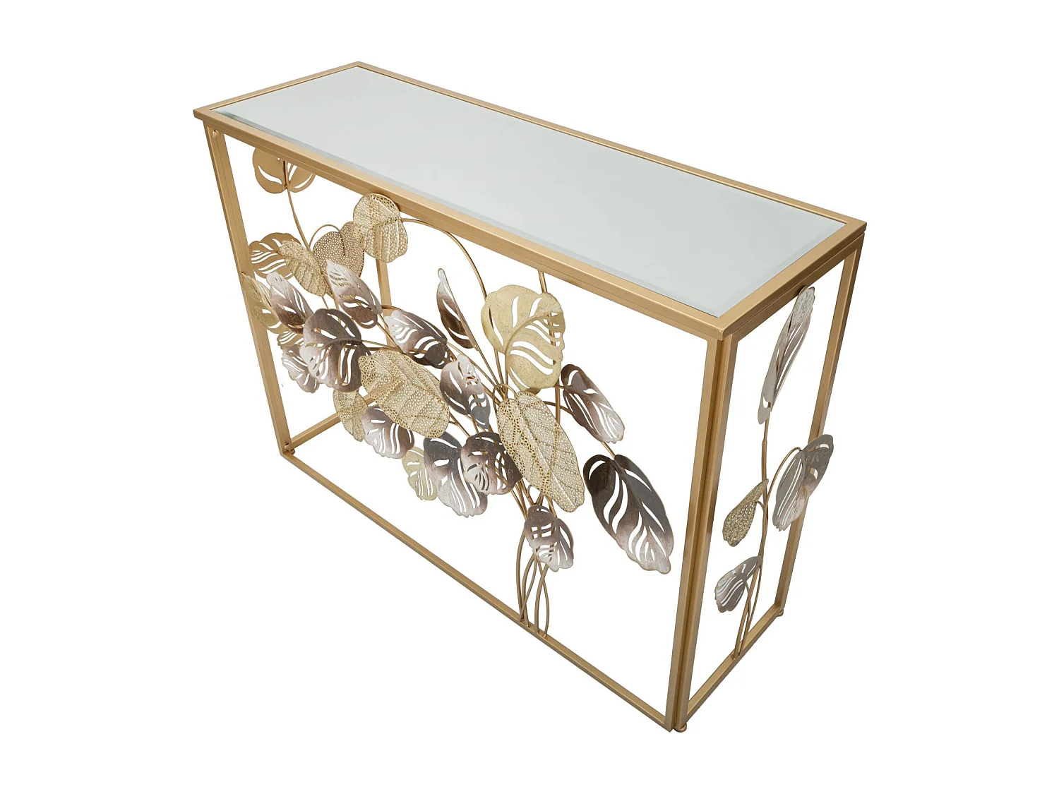 Tavolo Consolle Natura, Multicolore, 108x36,8x80 cm, Seven Design