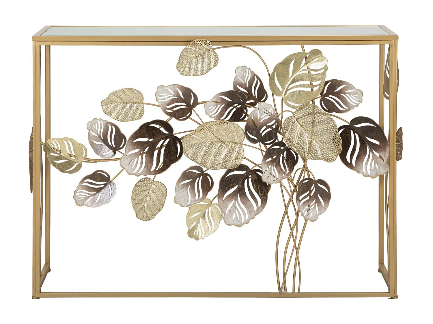 Tavolo Consolle Natura, Multicolore, 108x36,8x80 cm, Seven Design