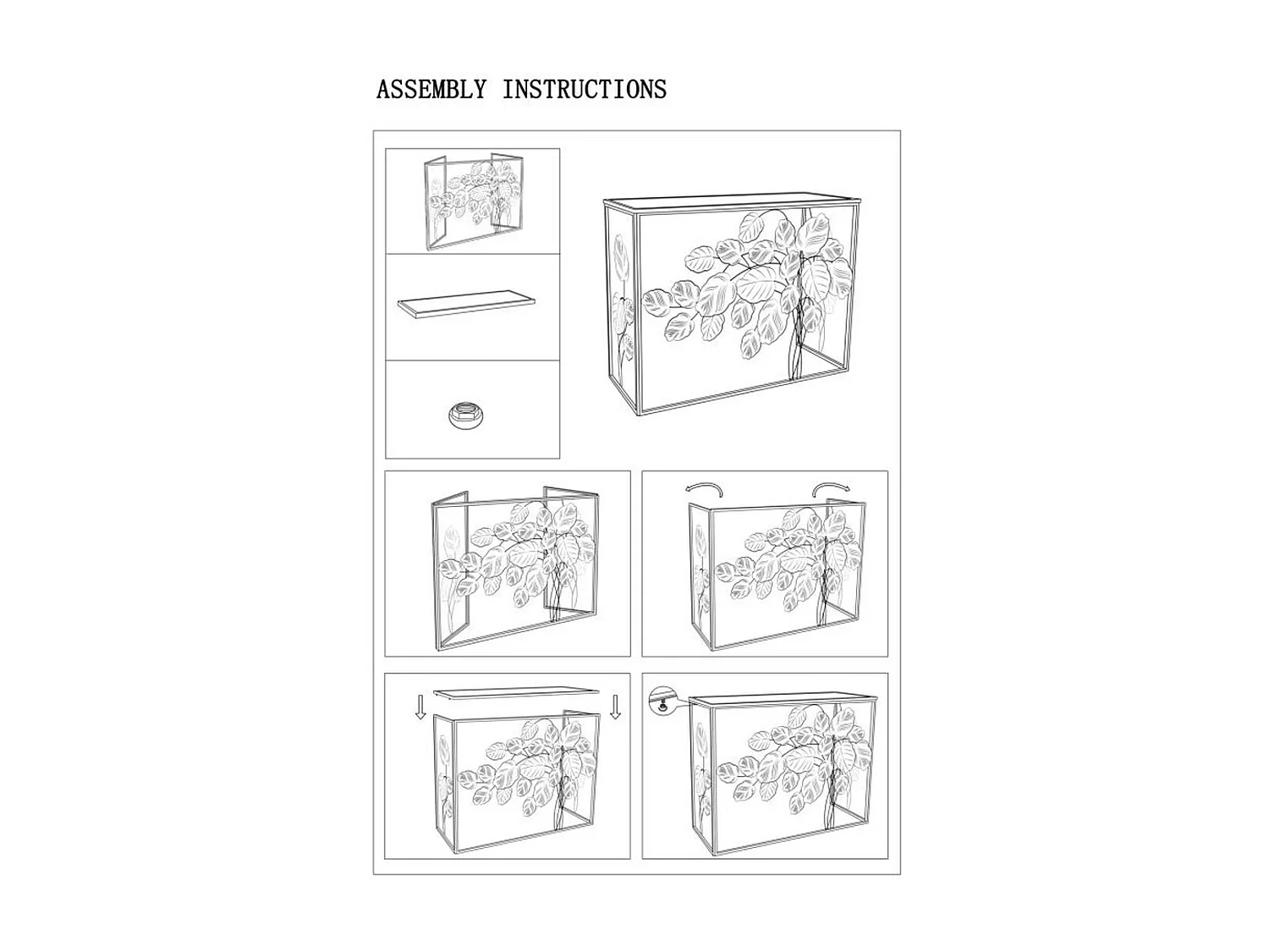 Tavolo Consolle Natura, Multicolore, 108x36,8x80 cm, Seven Design