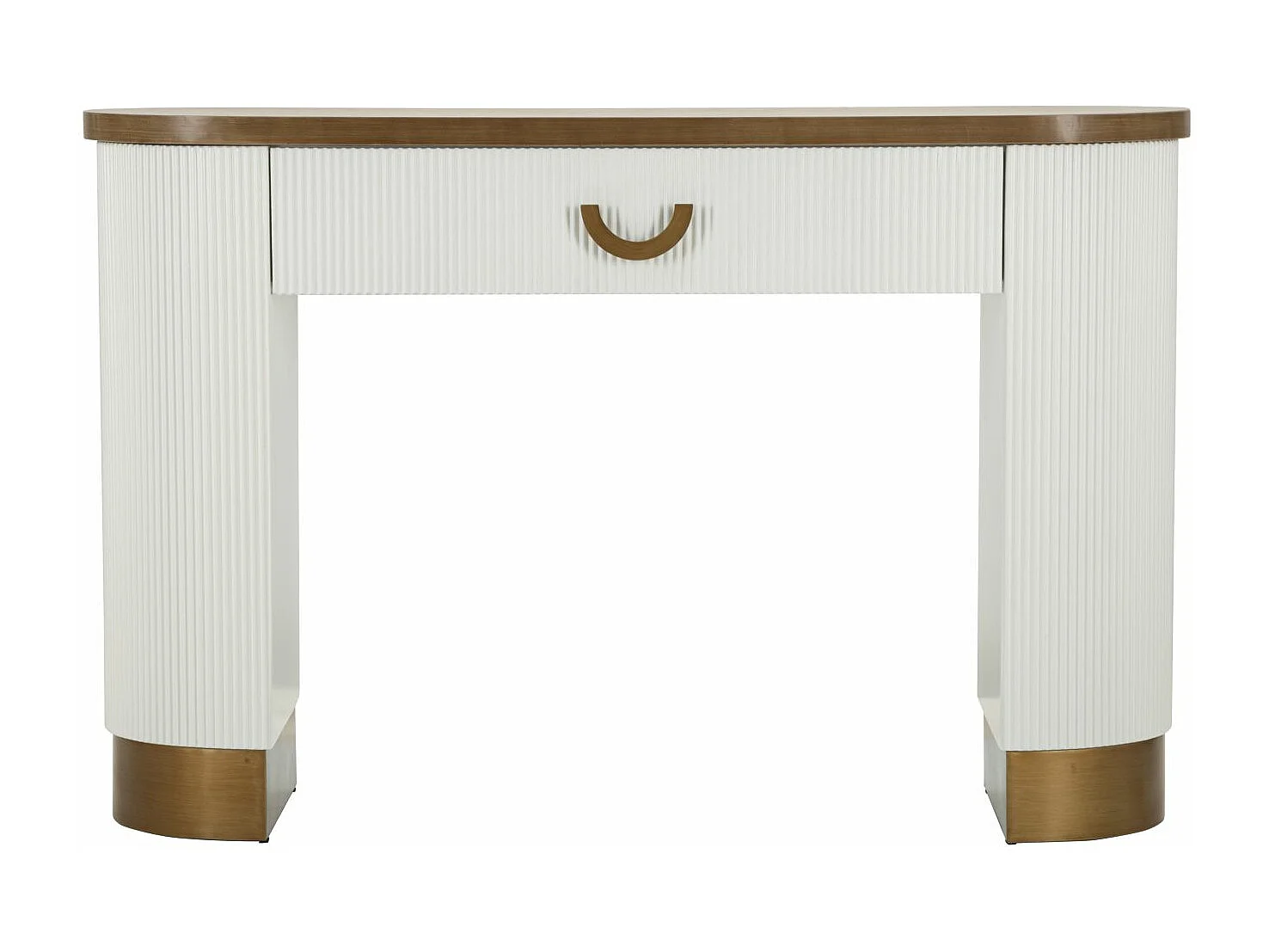 Stolik Konsolowy MF611, Biały, 121x40x78 cm, Epikasa