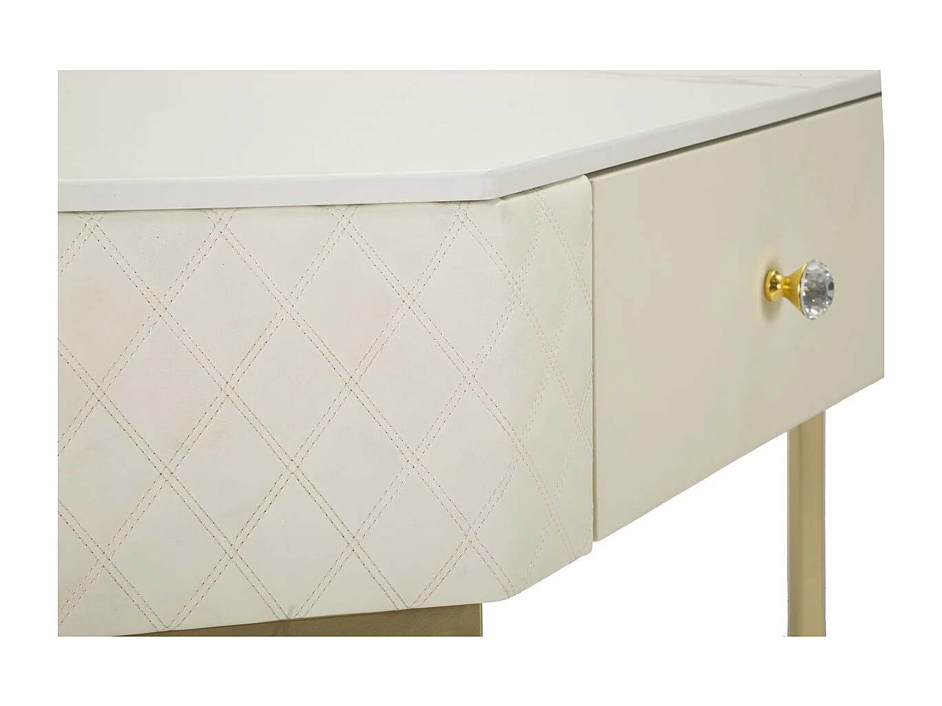 Table Console MF608, Blanc, 84,5x60x77 cm, Seven Design