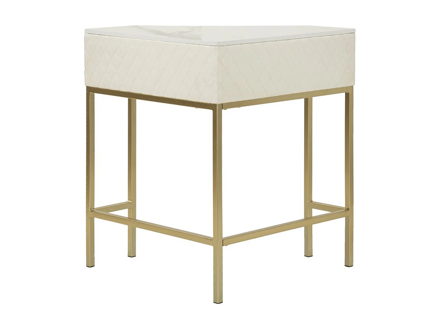 Table Console MF608, Blanc, 84,5x60x77 cm, Seven Design