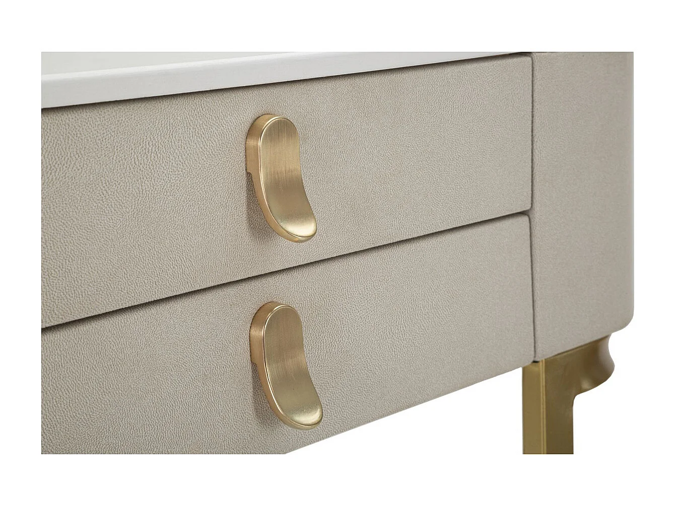 Stolik Konsolowy MF605, Beżowy, 70x40x80 cm, Seven Design