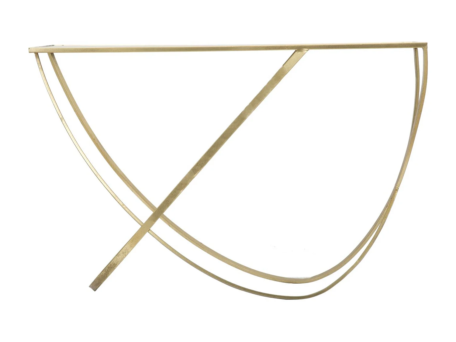 Table Console MF620, Or, 120x40x79 cm, Epikasa