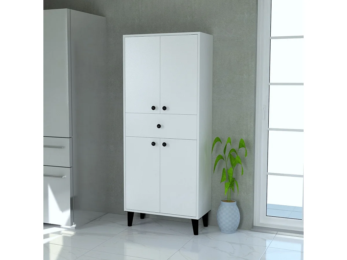 Kledingkast Efes, Wit, 68x34x163 cm, Epikasa