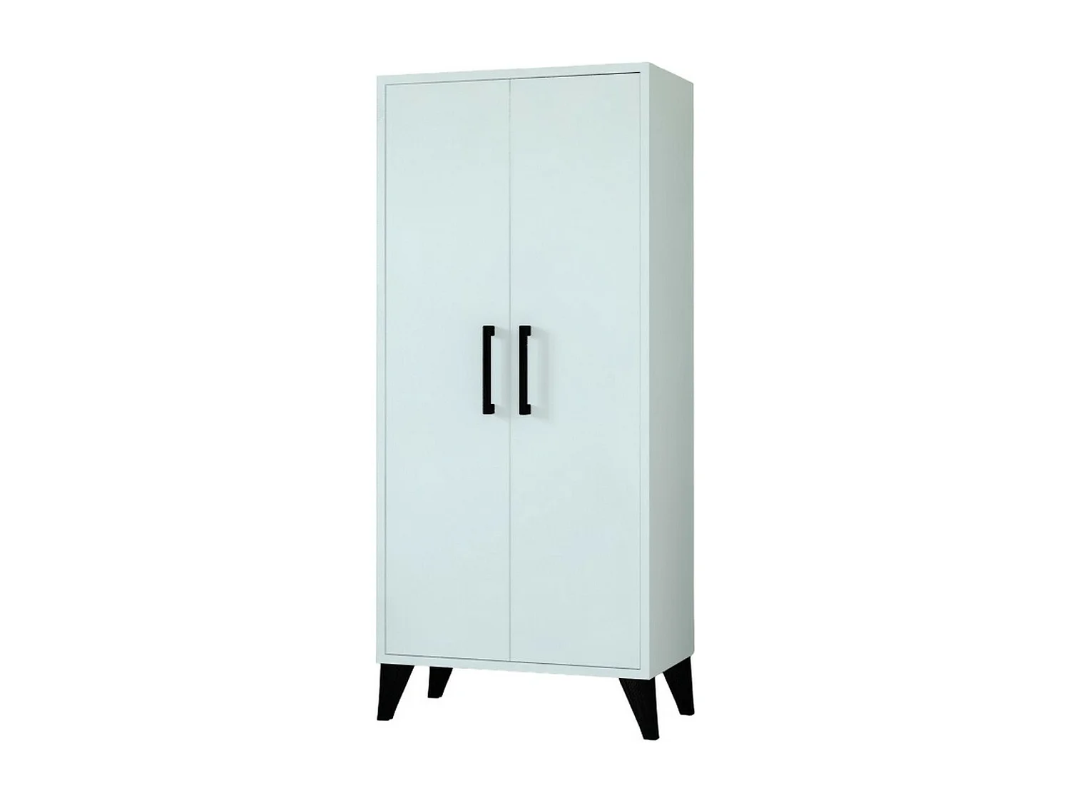 Roupeiro Kisa, Branco, 58x33x132 cm, Epikasa