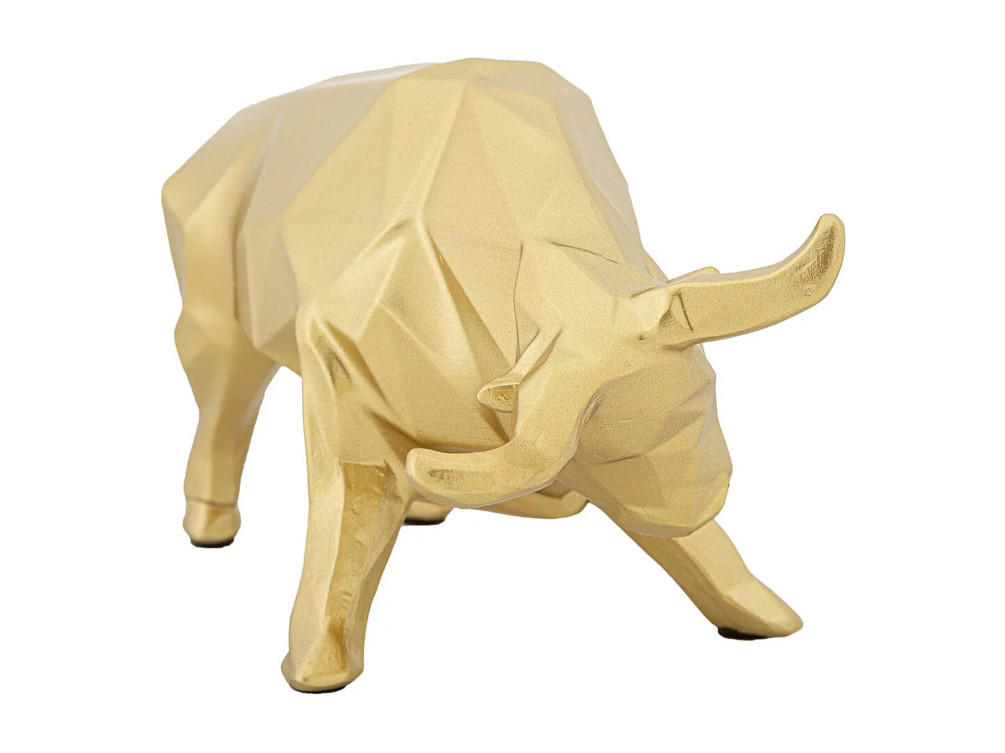 Sculpture Taureau, Or, 19,5x9,9x10,6 cm, Seven Design