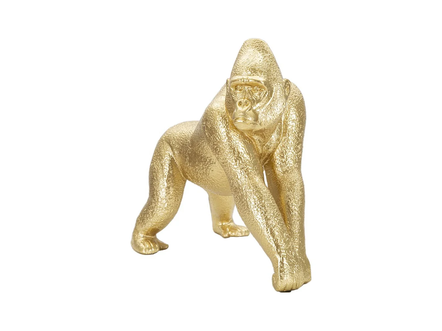 Sculpture Gorille 3, Or, 24,3x13,9x22,8 cm, Seven Design