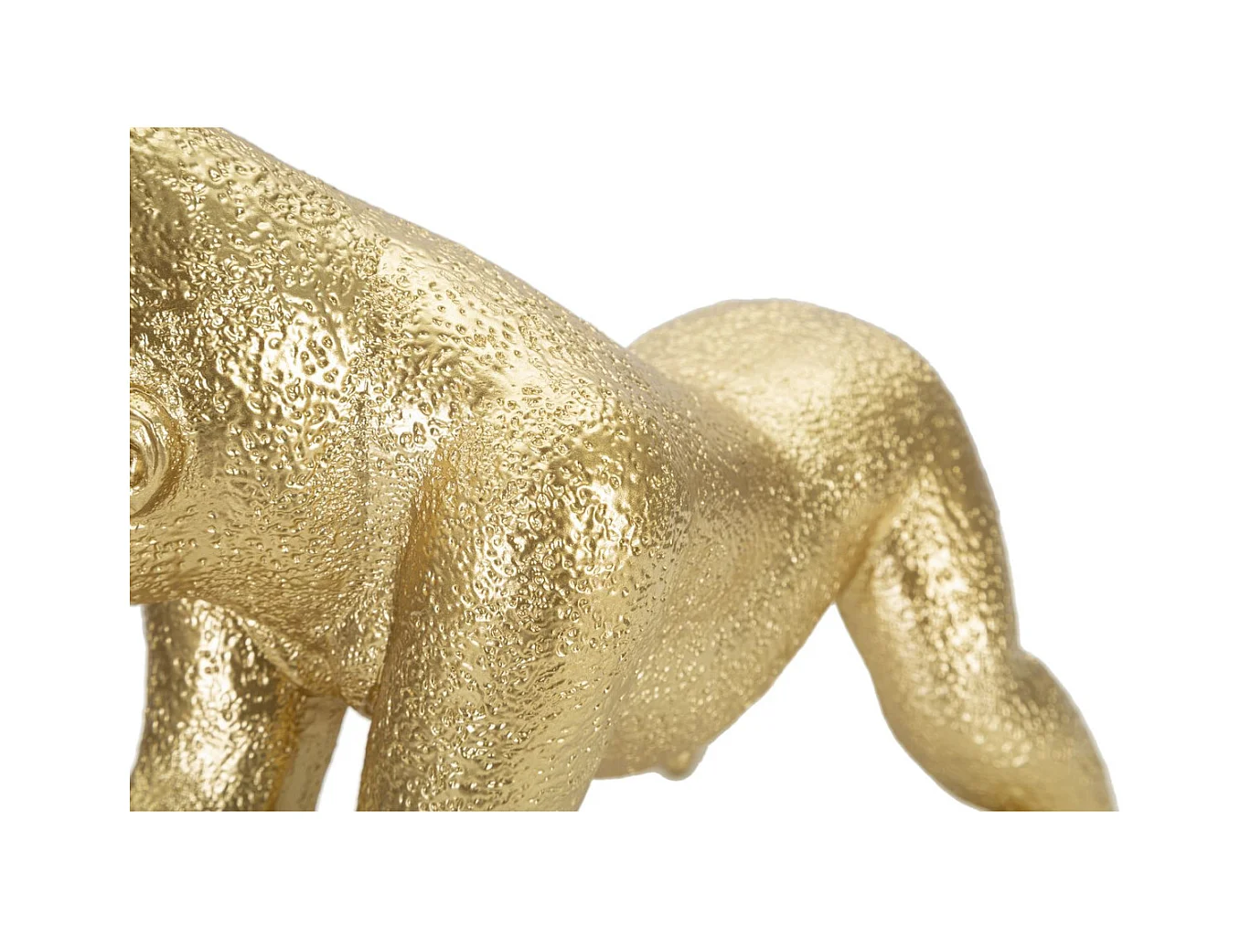 Sculpture Gorille 3, Or, 24,3x13,9x22,8 cm, Seven Design