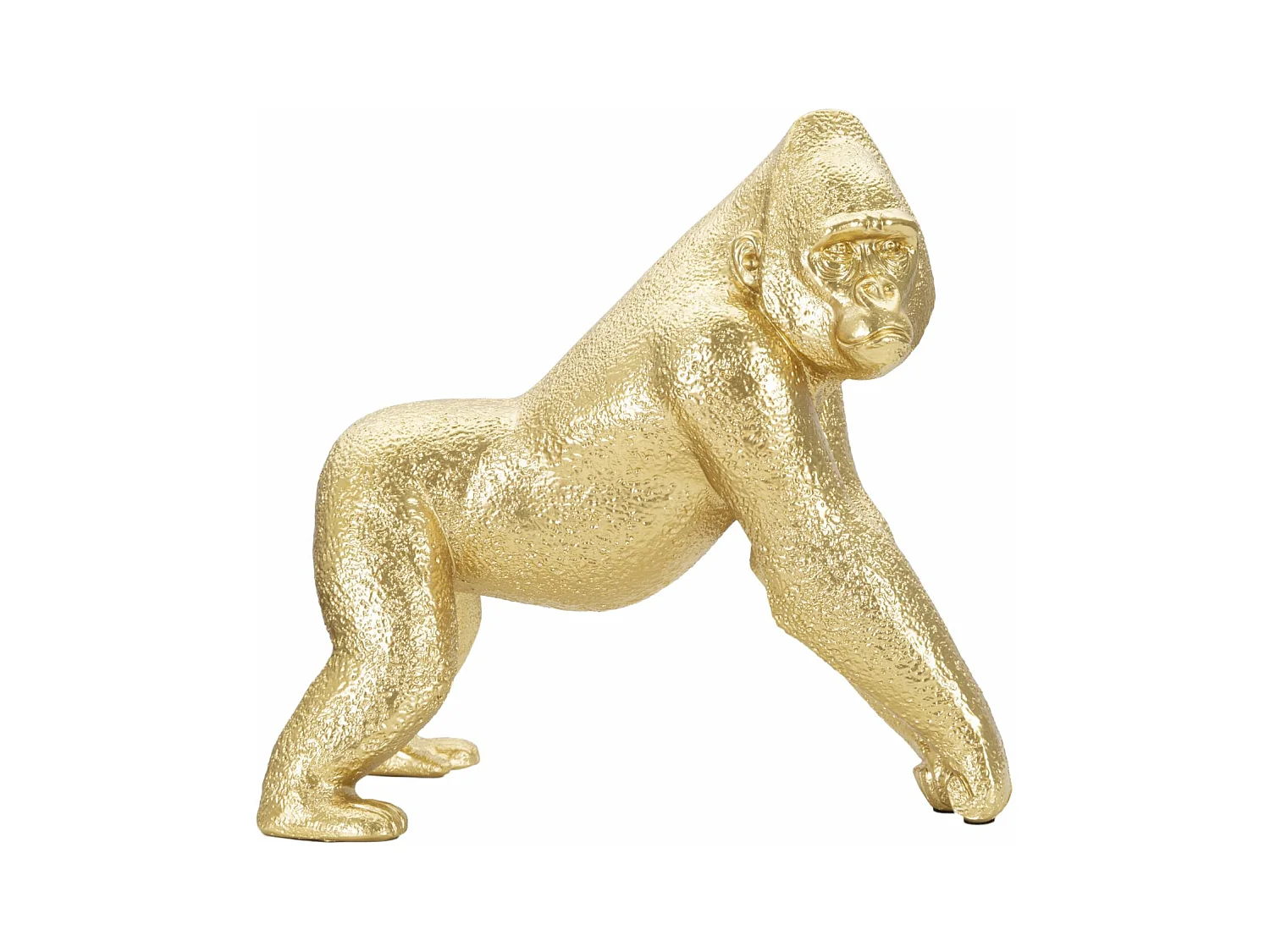 Sculpture Gorille 3, Or, 24,3x13,9x22,8 cm, Epikasa