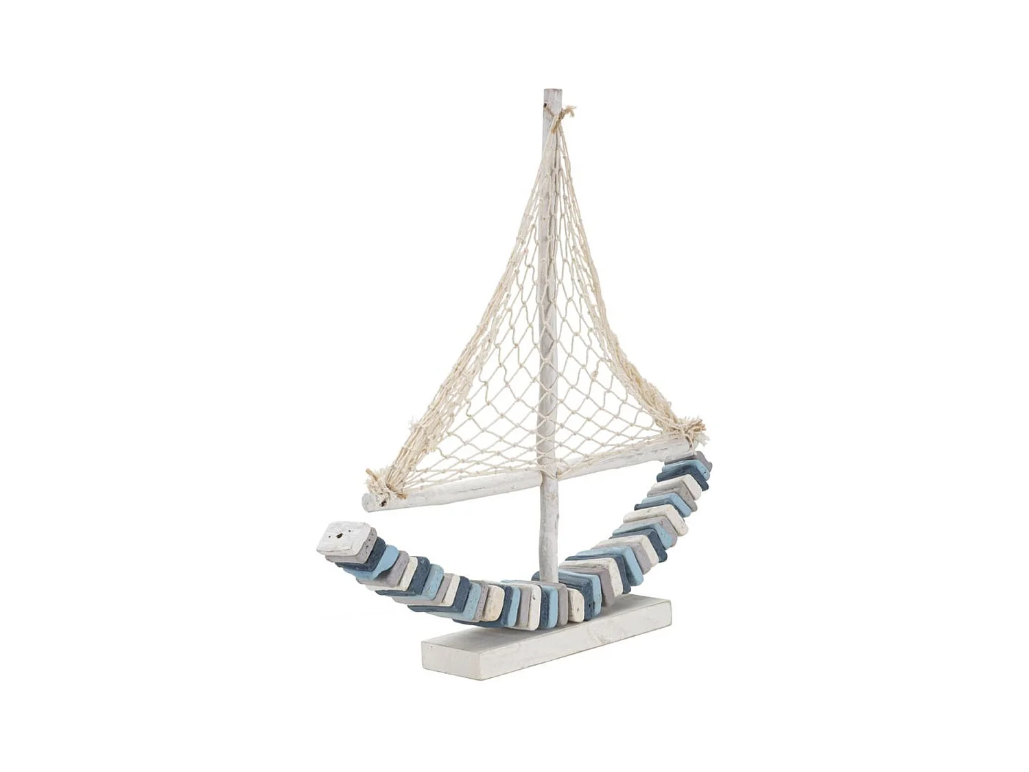 Sculpture Bateau 2, Multicouleur, 45x7x45 cm, Seven Design