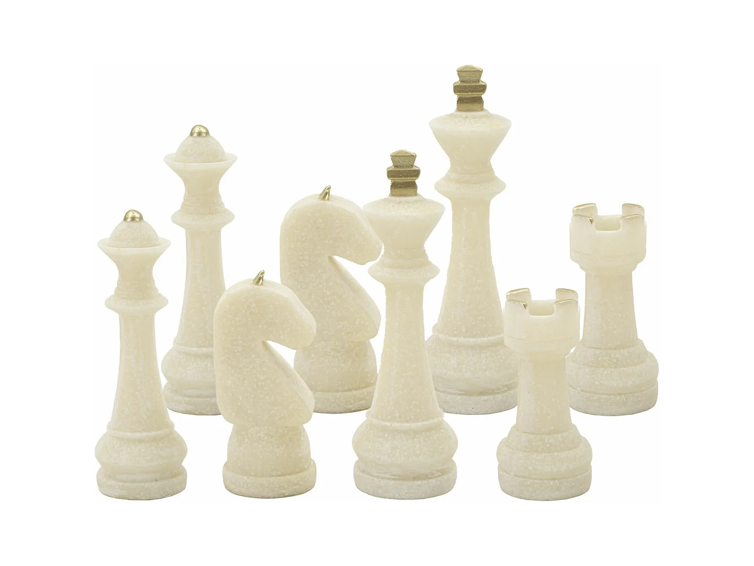 Sculpture Échecs 6, Blanc, 4,4x4,4x10,3 cm, Epikasa