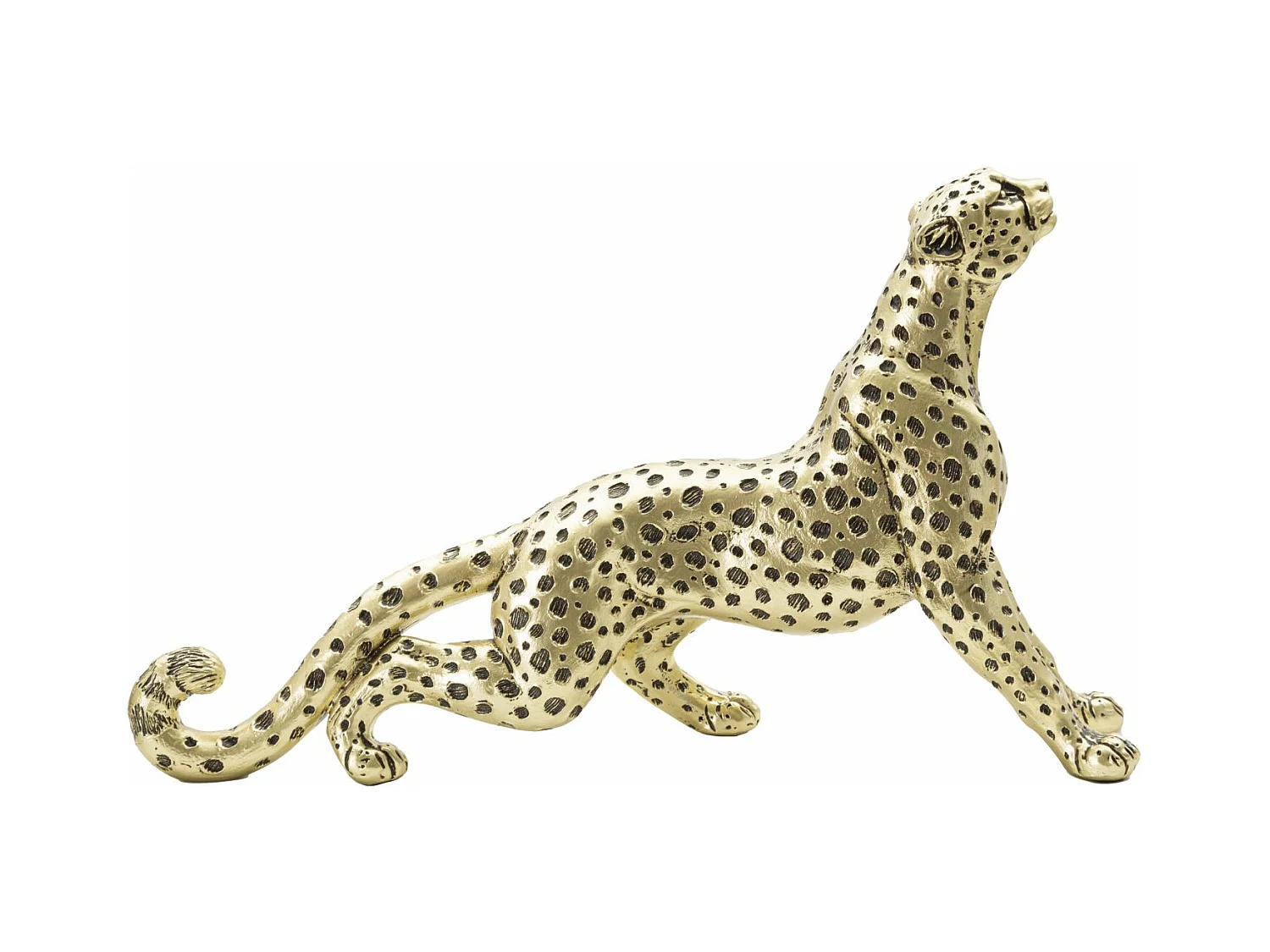 Sculpture Léopard, Or, 33x7,7x19,5 cm, Epikasa