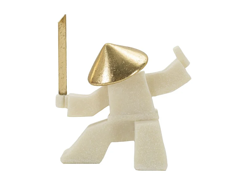 Sculpture Japon 4, Blanc, 17x7,5x18,5 cm, Seven Design