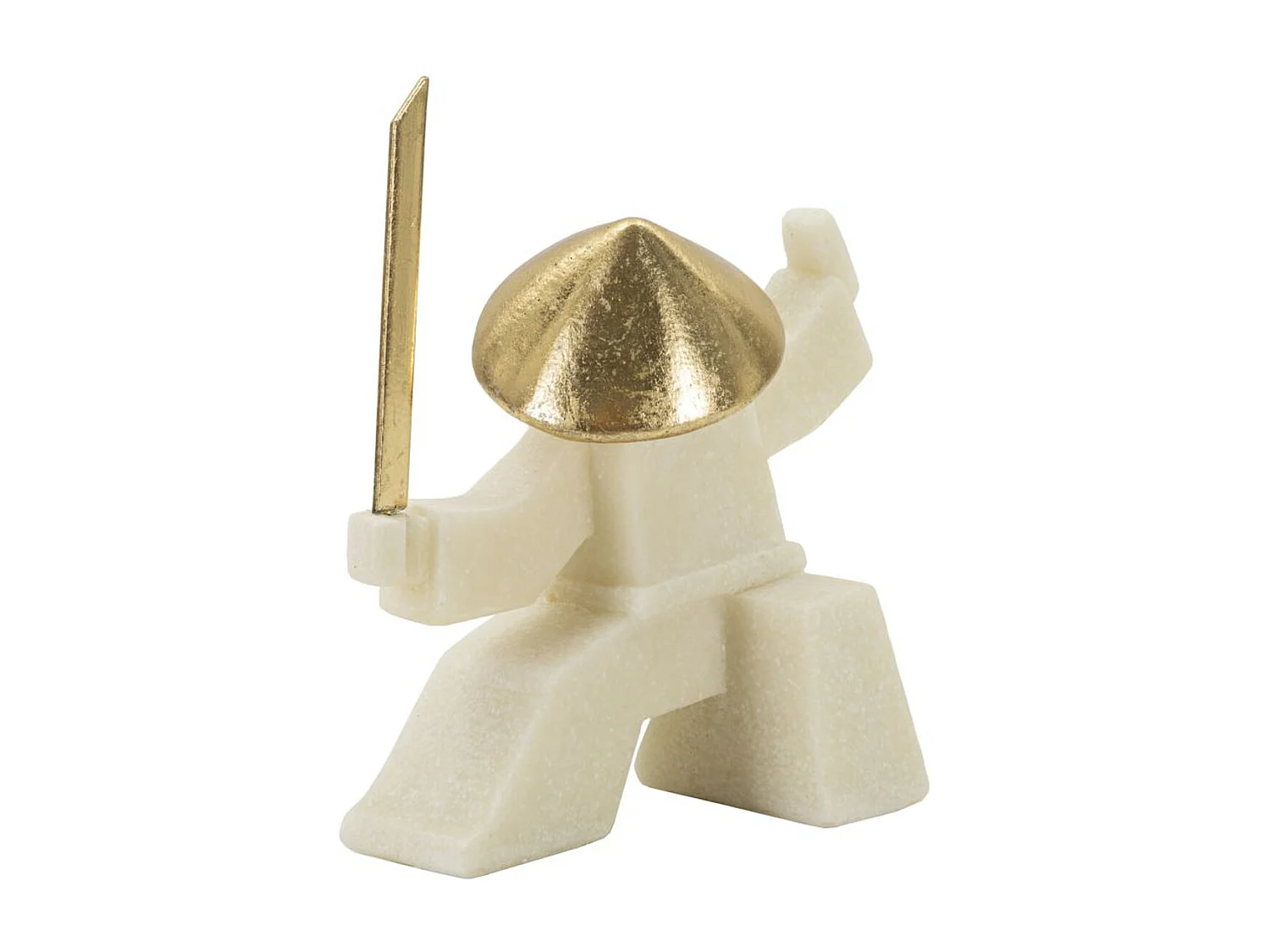 Sculpture Japon 4, Blanc, 17x7,5x18,5 cm, Seven Design