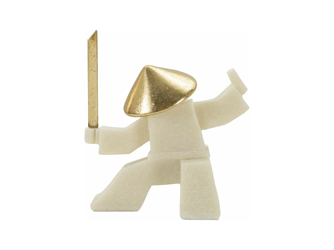Sculpture Japon 4, Blanc, 17x7,5x18,5 cm, Epikasa