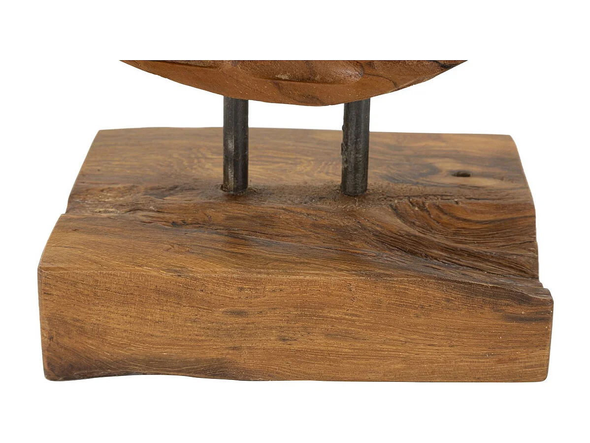 Sculpture MF363, Marron, 30x15,5x40 cm, Seven Design