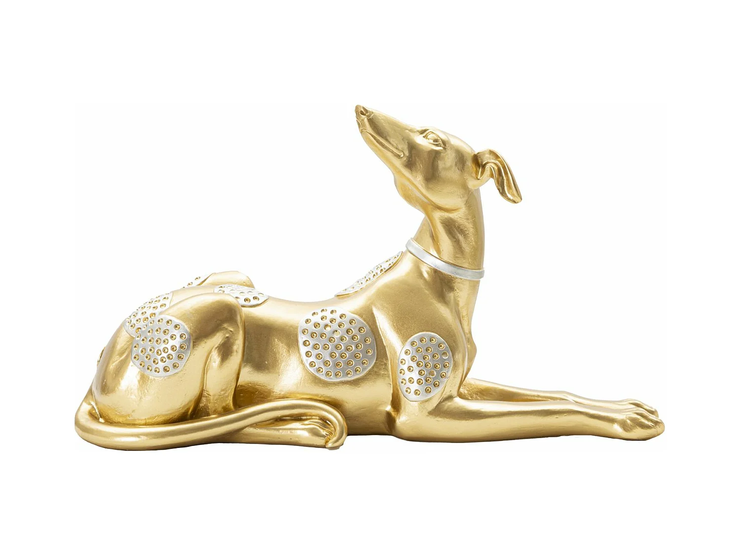 Beeldhouwwerk Hond 5, Goud, 32,2x9,5x18,3 cm, Epikasa