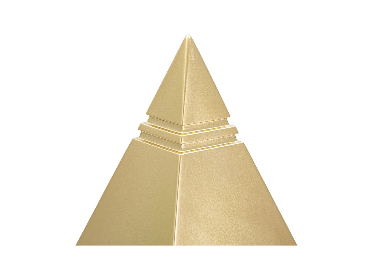 Sculpture Pyramide, Or, 11,5x11,5x15,5 cm, Seven Design