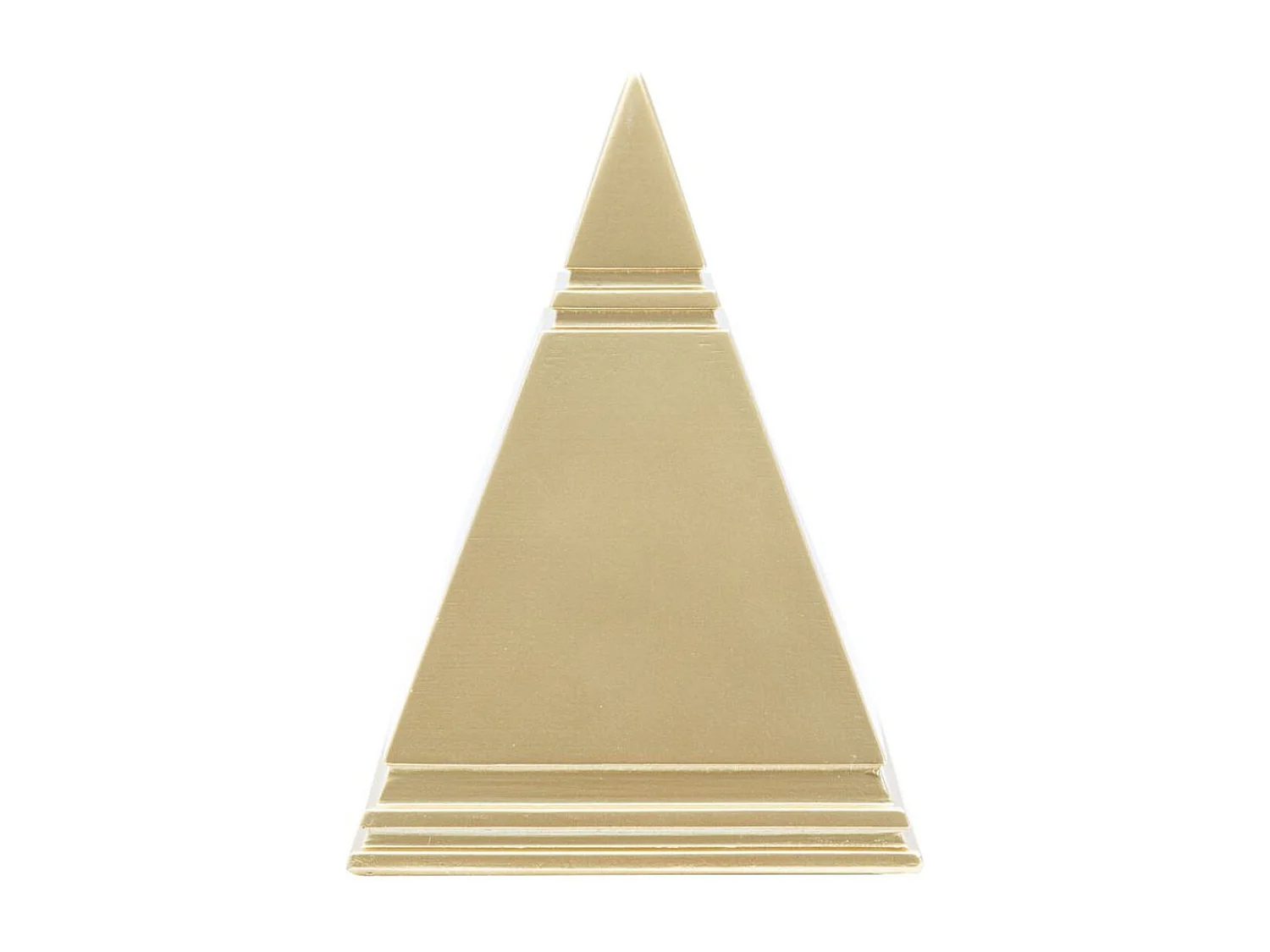 Sculpture Pyramide, Or, 11,5x11,5x15,5 cm, Seven Design