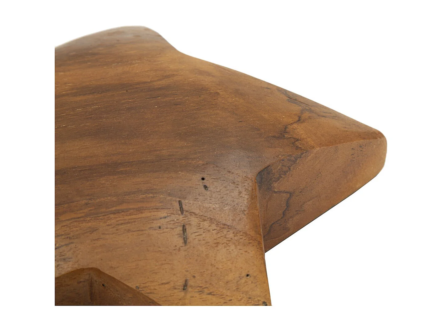 Sculpture Star 1, Marron, 19x5x19 cm, Seven Design