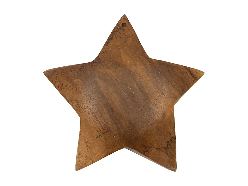 Rzeźba Star 1, Brązowy, 19x5x19 cm, Seven Design