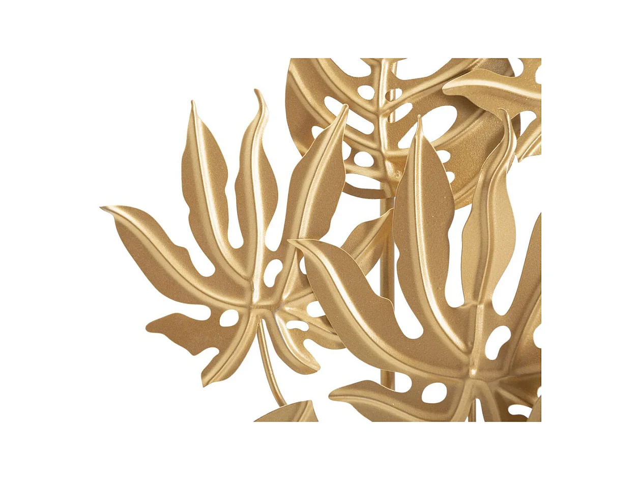 Sculpture Feuille 64, Or, 56x10x57,5 cm, Seven Design