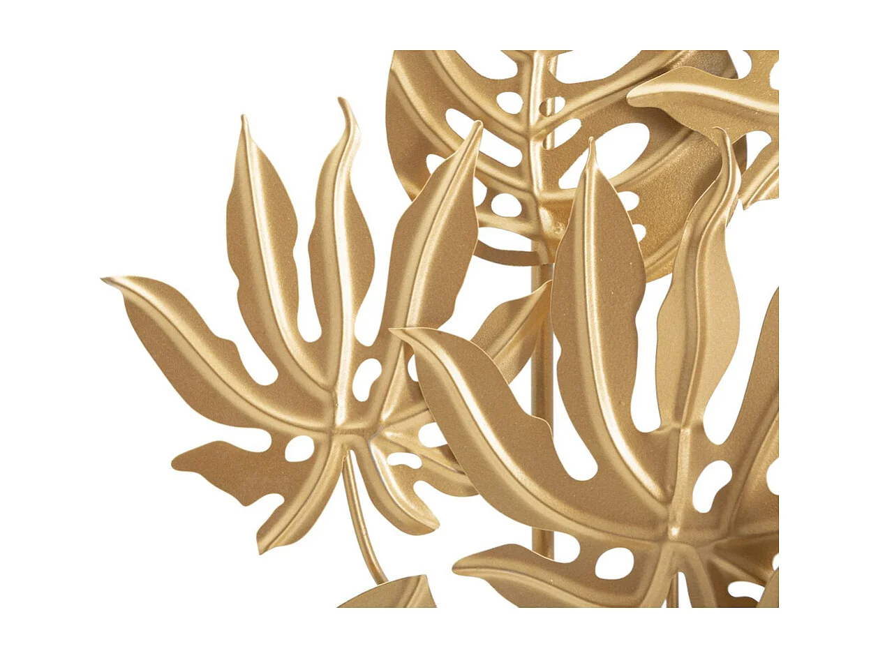 Sculpture Feuille 64, Or, 56x10x57,5 cm, Seven Design