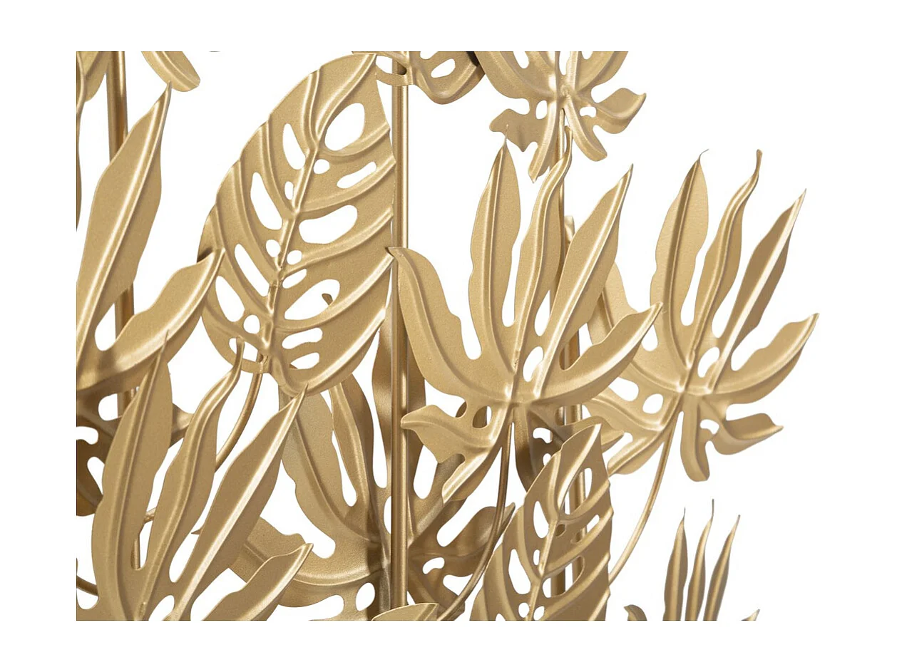 Sculpture Feuille 64, Or, 56x10x57,5 cm, Seven Design