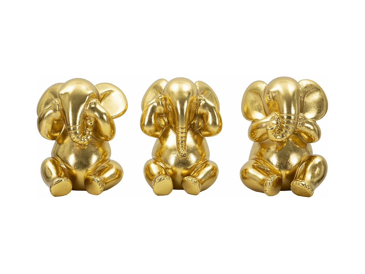 Sculpture Singe 11, Or, 15,5x15,5x20,5 cm, Epikasa