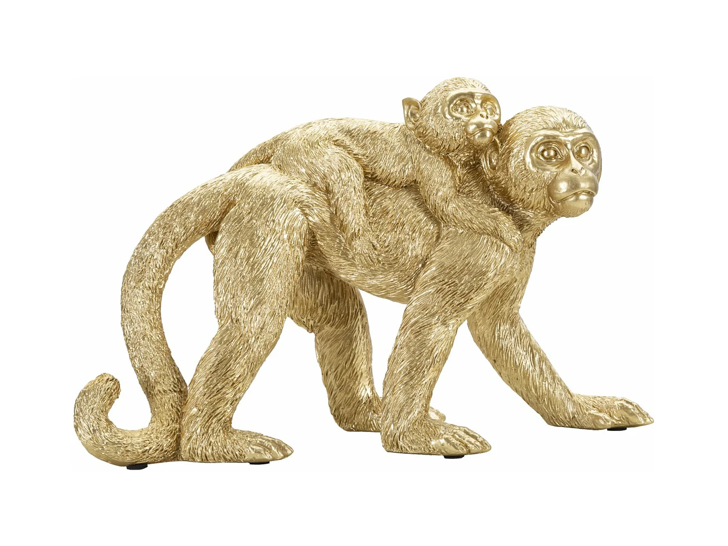 Escultura Mono 13, Oro, 29,5x11,5x18,5 cm, Epikasa