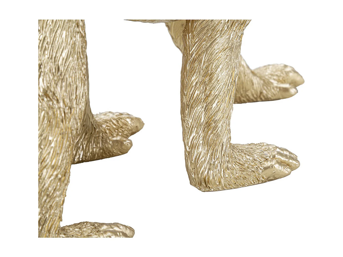 Rzeźba Małpa 13, Złoto, 29,5x11,5x18,5 cm, Seven Design