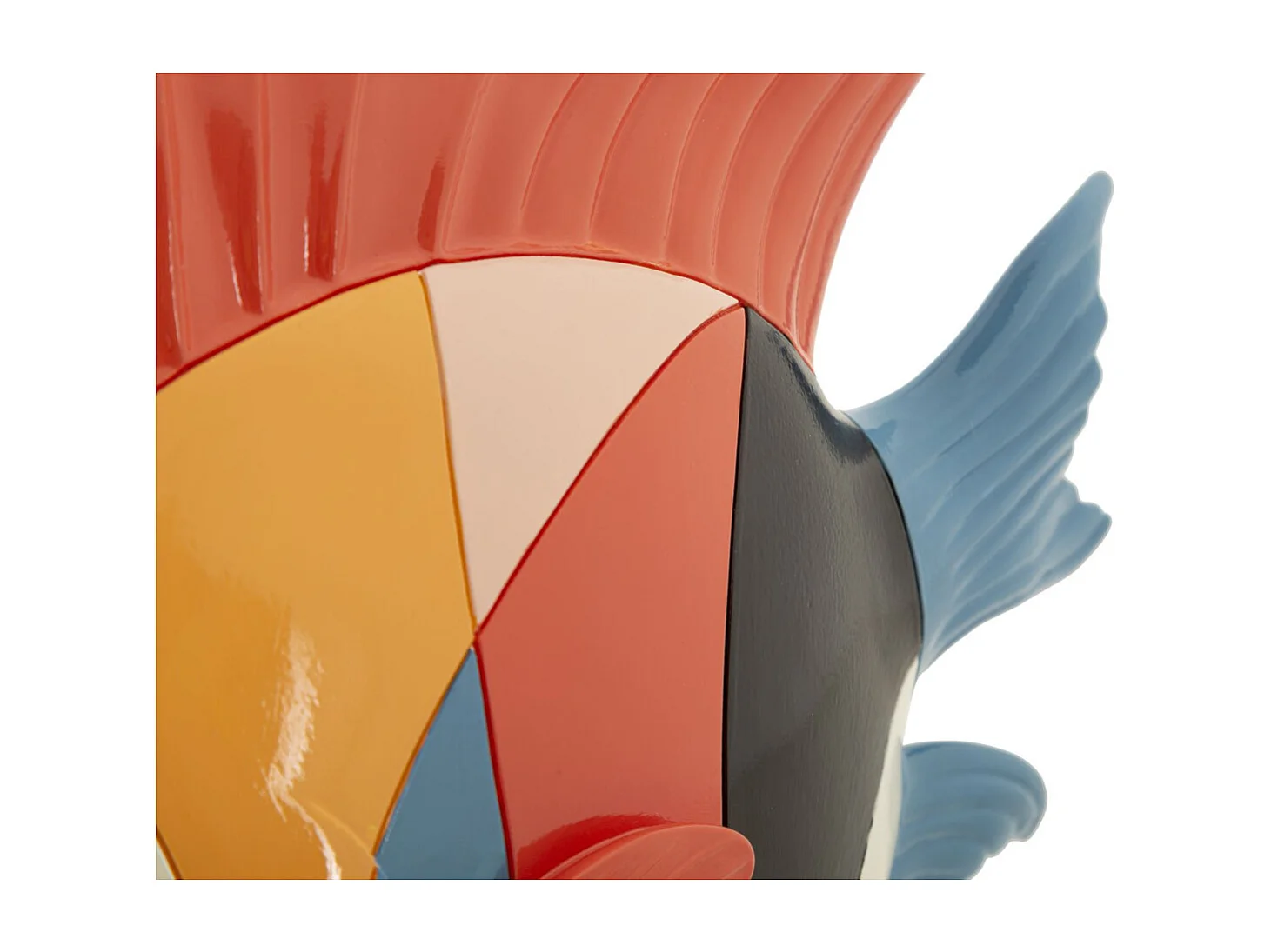 Sculpture Poisson 1, Multicouleur, 28x8x25 cm, Seven Design