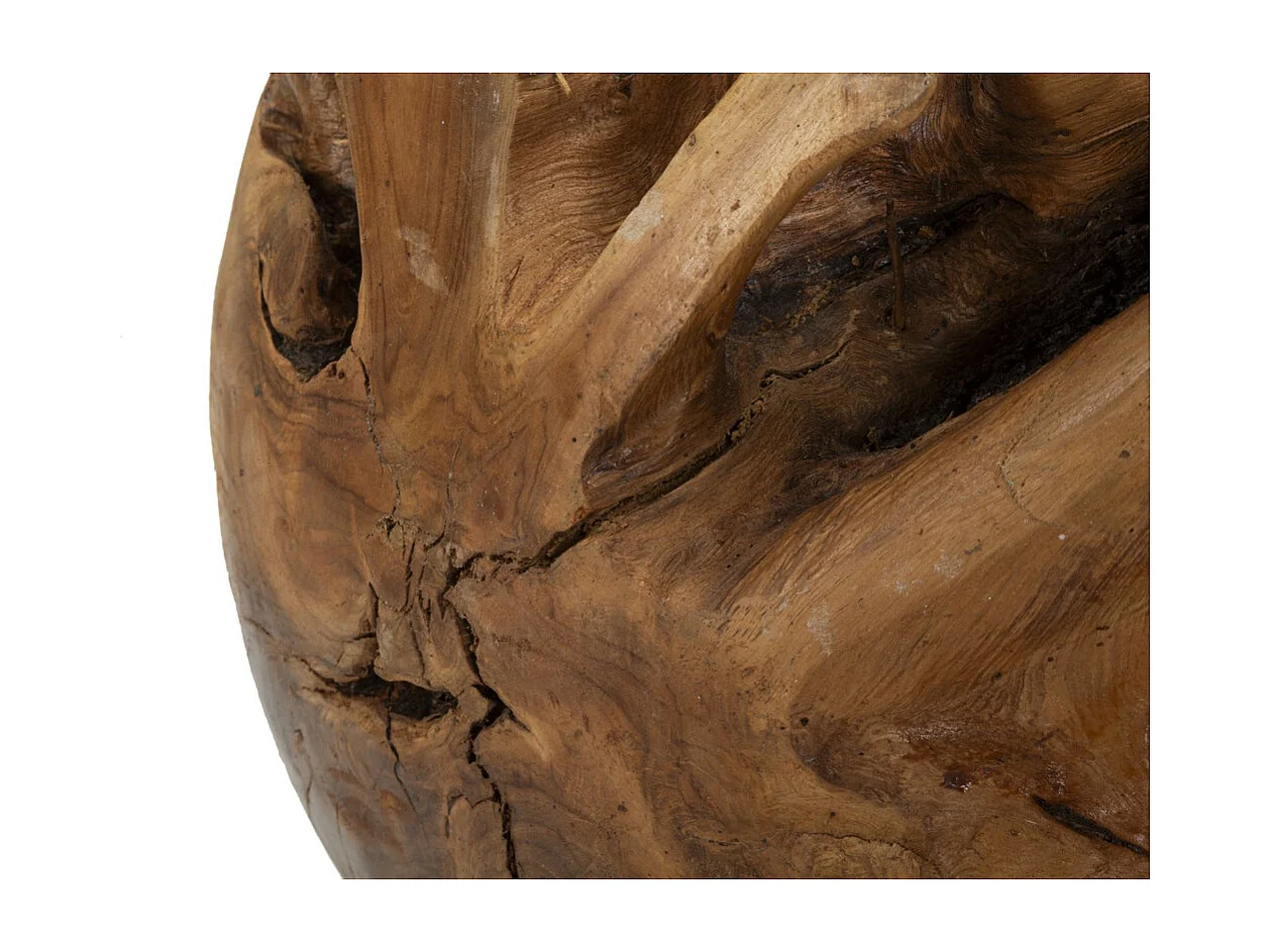 Sculpture Racine, Marron, 50x50x50 cm, Seven Design