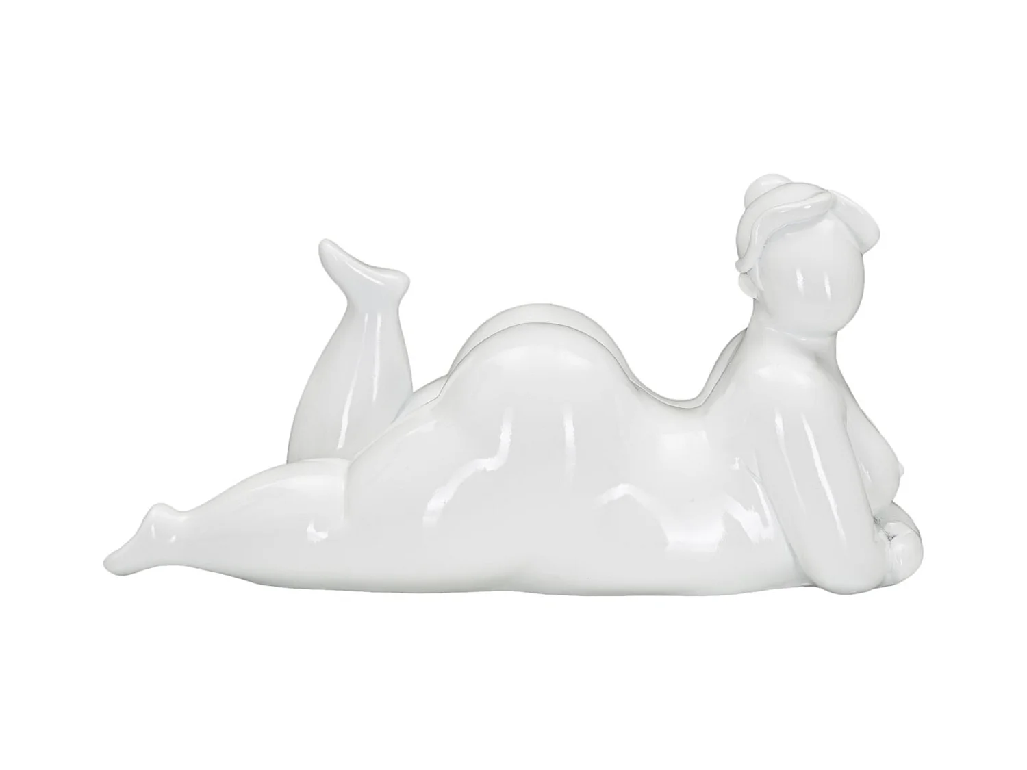 Sculpture MF377, Blanc, 32x16x16 cm, Epikasa