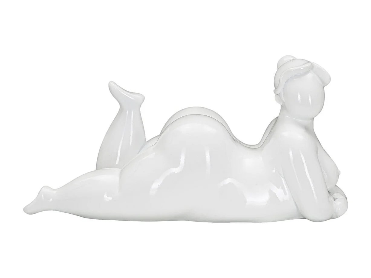 Sculpture MF377, Blanc, 32x16x16 cm, Seven Design