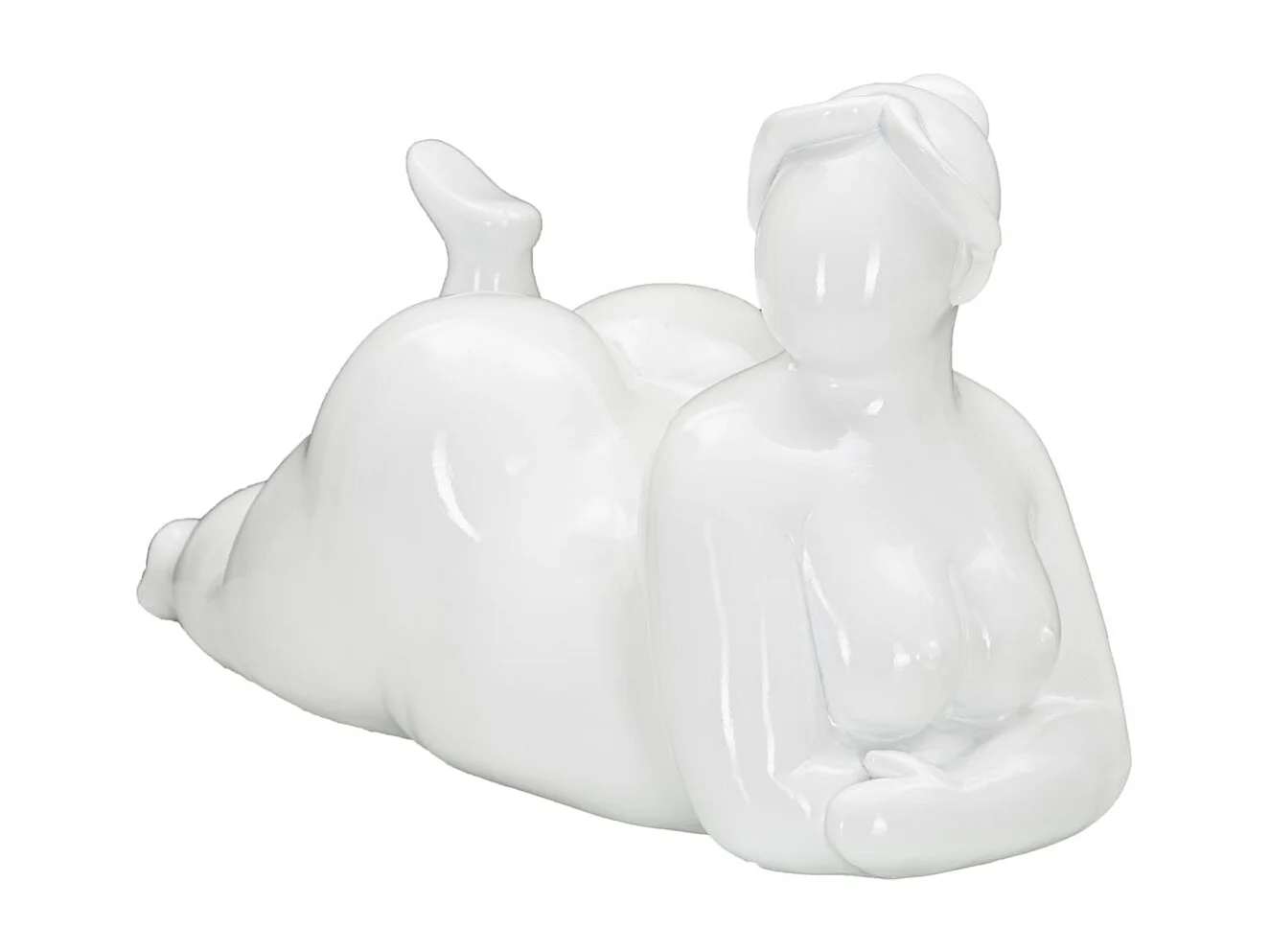 Sculpture MF377, Blanc, 32x16x16 cm, Seven Design