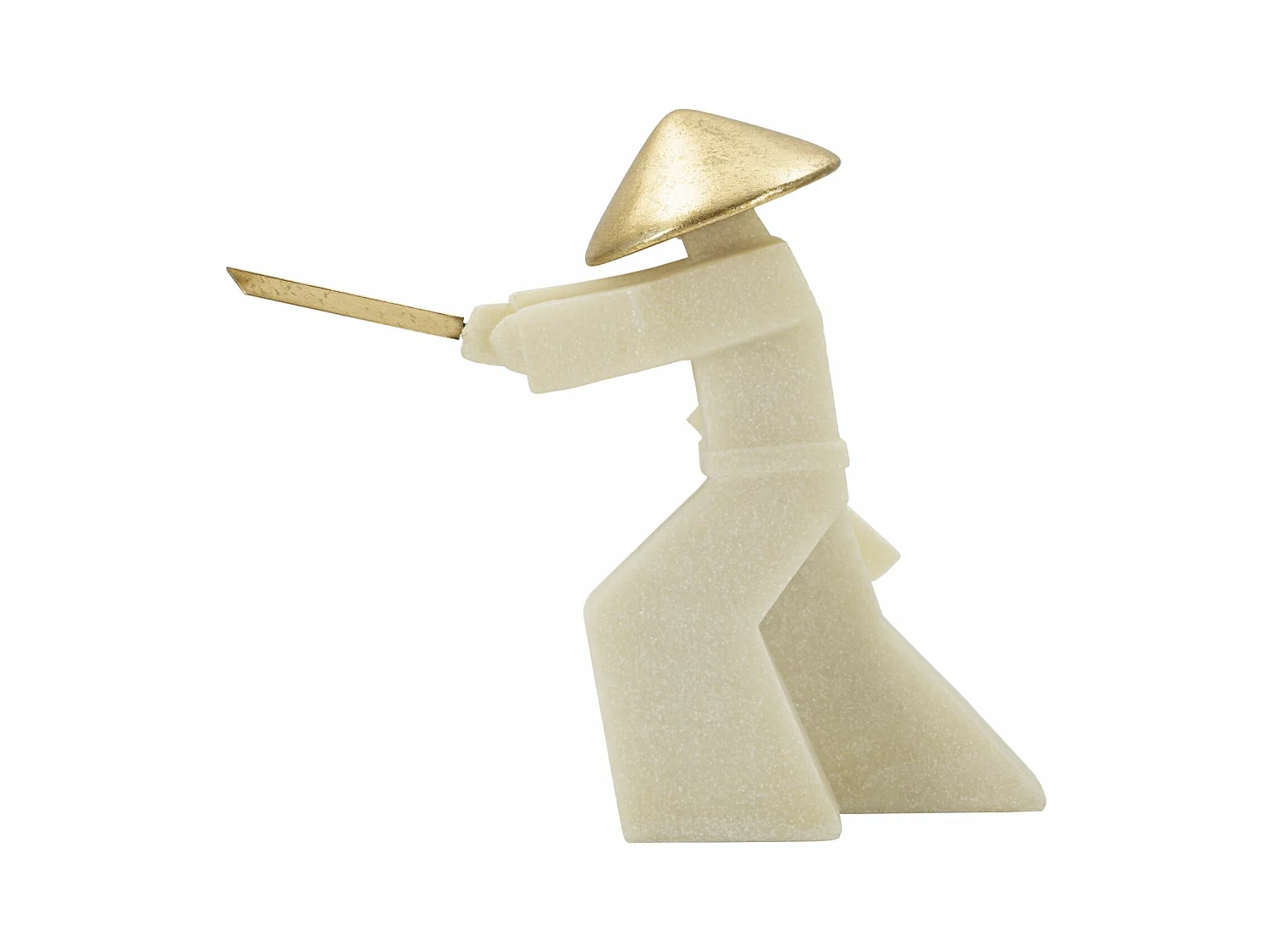 Beeldhouwwerk Japan 1, Goud, 34x12x30 cm, Epikasa