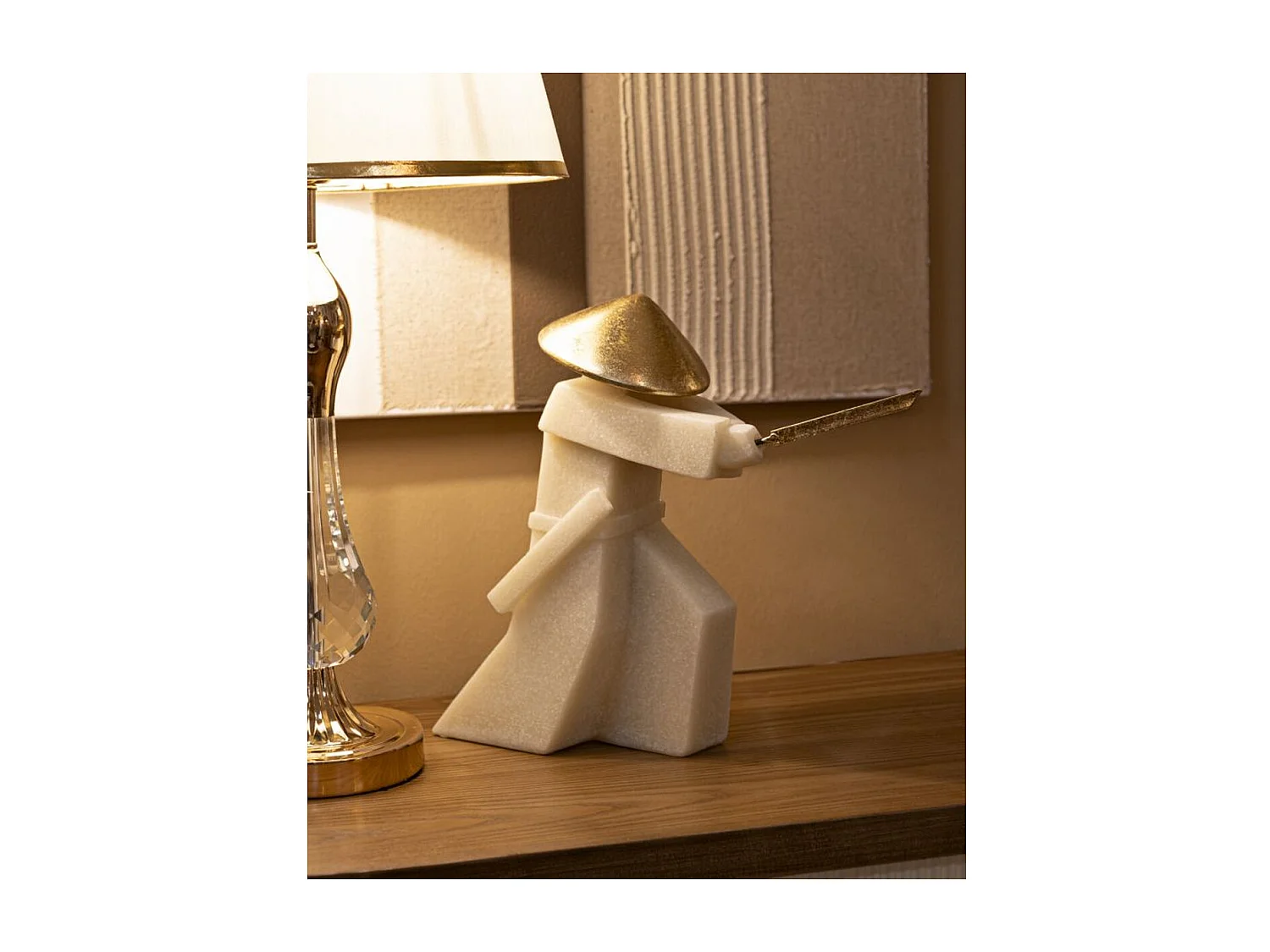 Sculpture Japon 1, Or, 34x12x30 cm, Seven Design