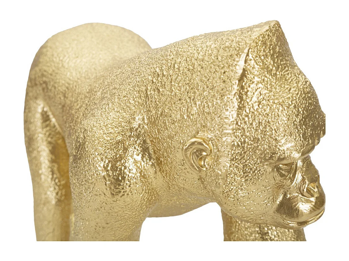 Sculpture Gorille 4, Or, 29,7x11,5x21,8 cm, Seven Design