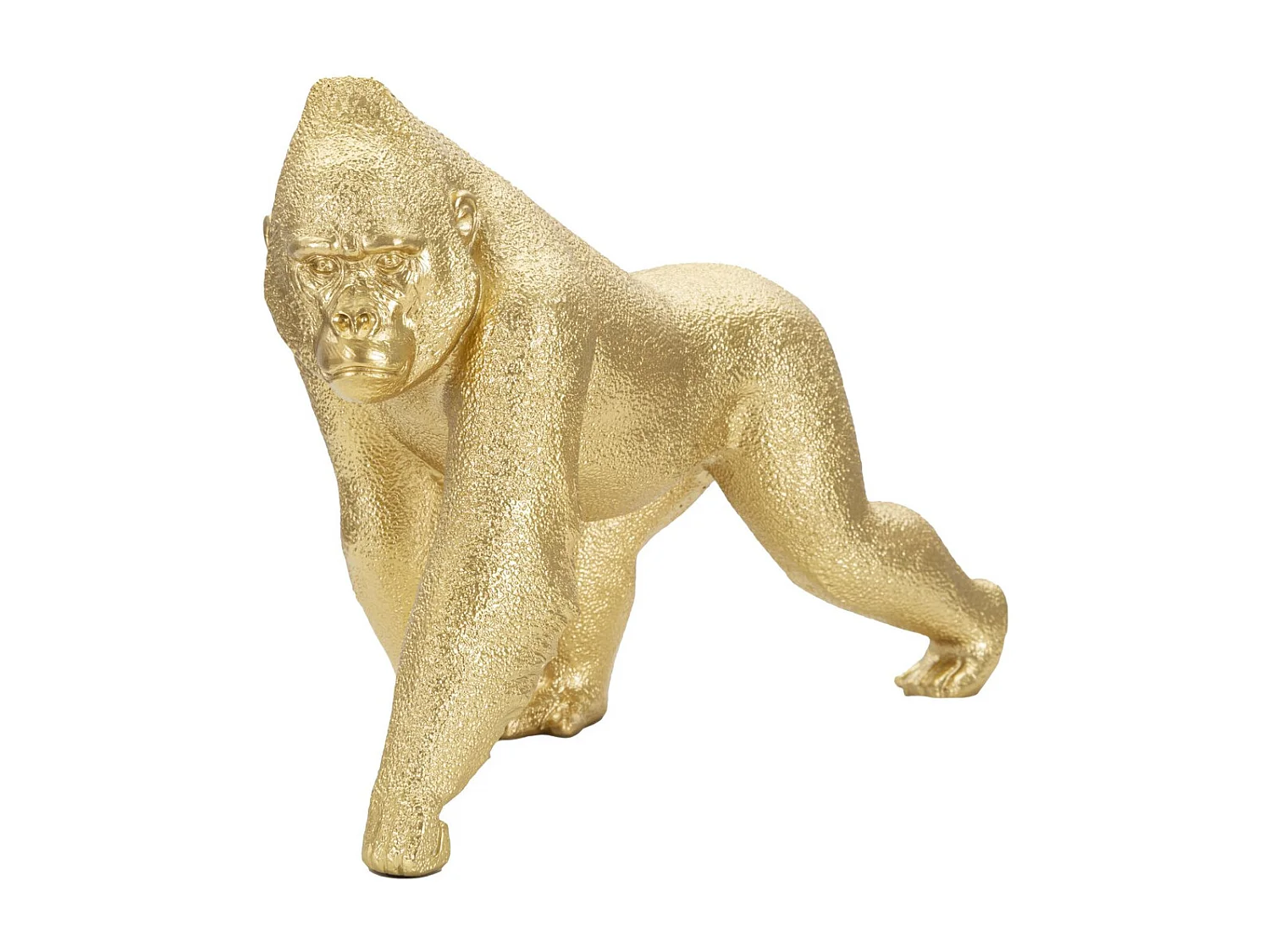 Sculpture Gorille 4, Or, 29,7x11,5x21,8 cm, Seven Design