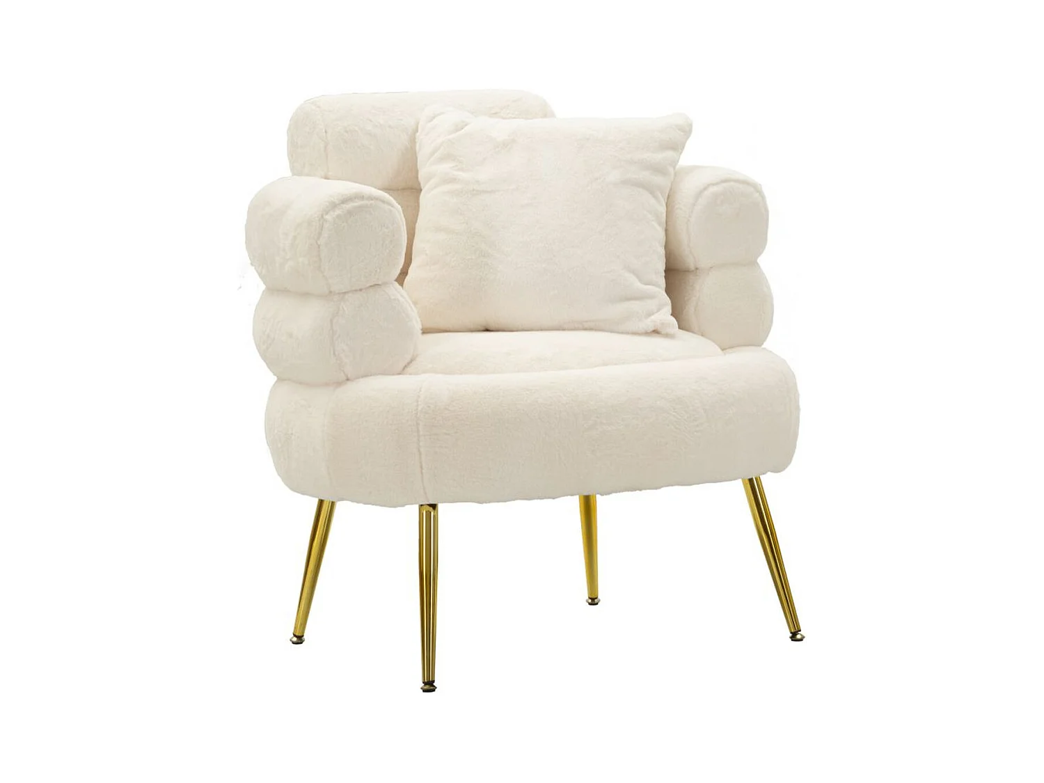 Poltrona MF310, Bianco, 78x68x85 cm, Seven Design