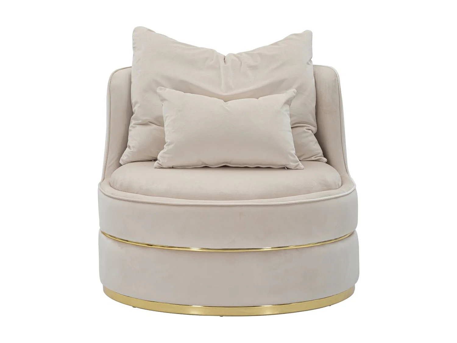 Cadeira de Braços MF308, Bege, 84x84x72 cm, Epikasa