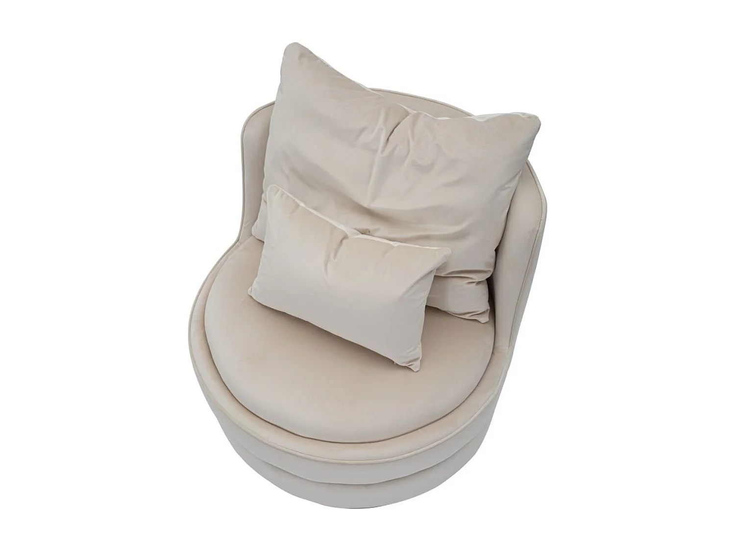 Cadeira de Braços MF308, Bege, 84x84x72 cm, Epikasa