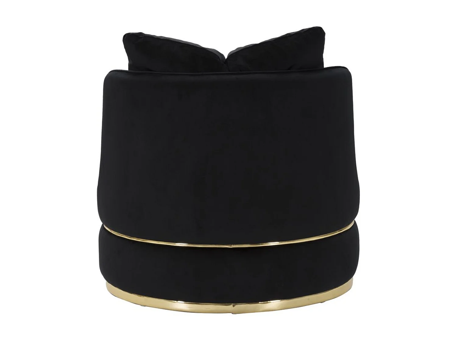 Poltrona MF309, Nero, 84x84x72 cm, Epikasa