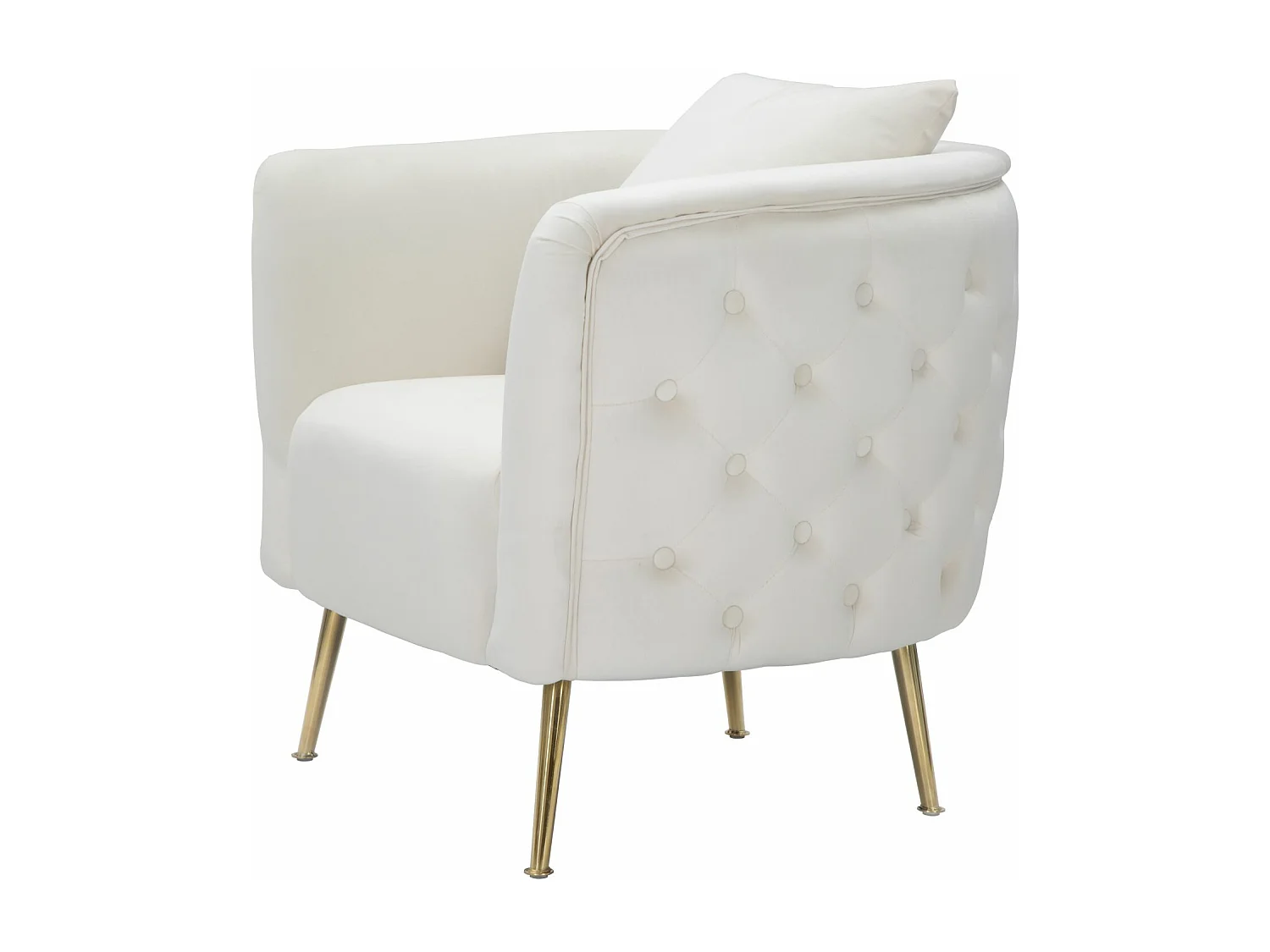 Poltrona MF306, Beige, 76x74x71 cm, Epikasa