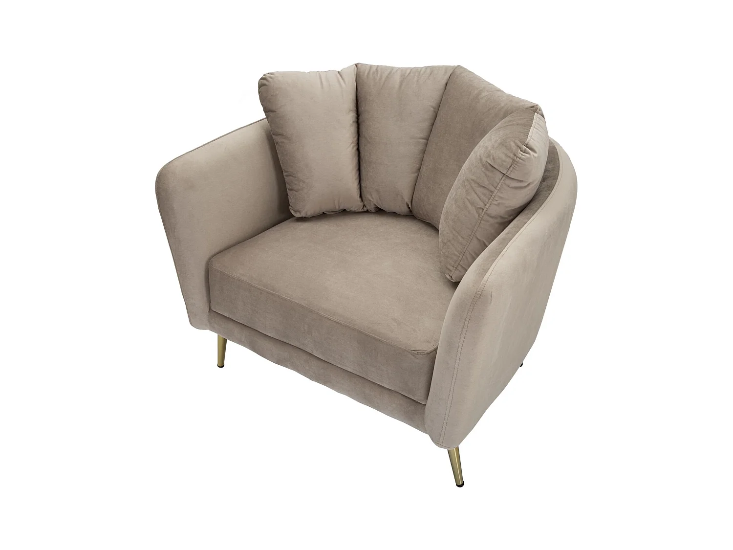 Poltrona MF325, Grigio, 88x77x74 cm, Epikasa