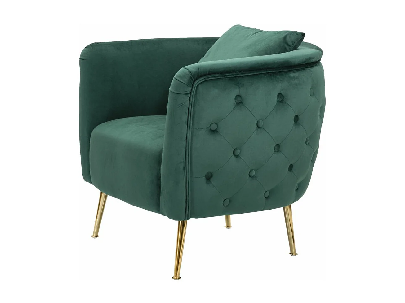 Poltrona MF307, Verde, 76x74x71 cm, Epikasa