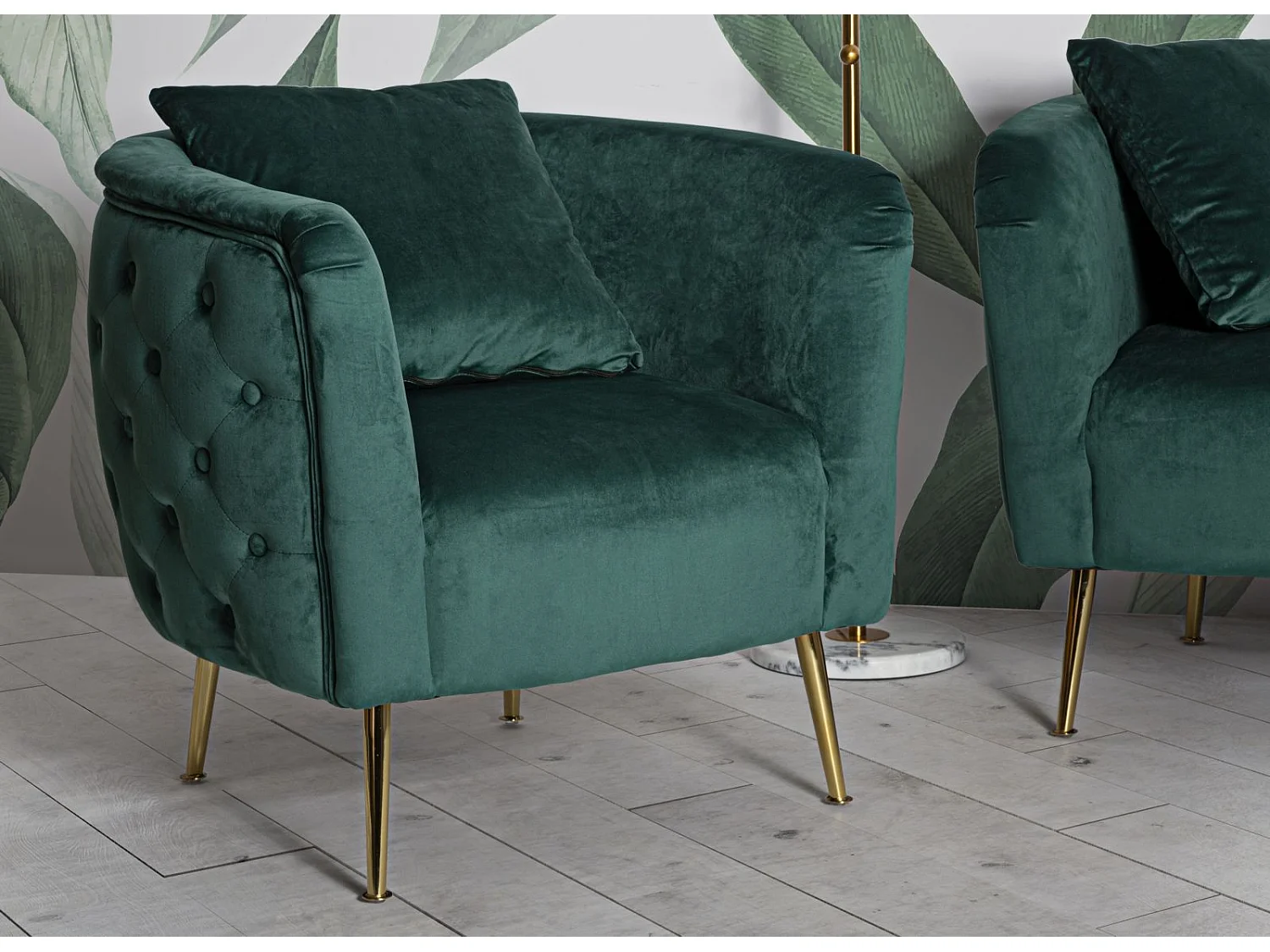 Poltrona MF307, Verde, 76x74x71 cm, Epikasa