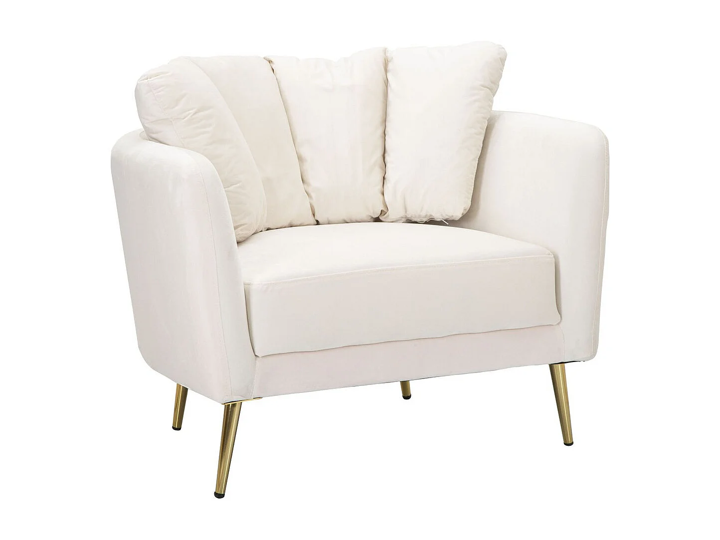 Fauteuil MF324, Beige, 88x77x74 cm, Epikasa